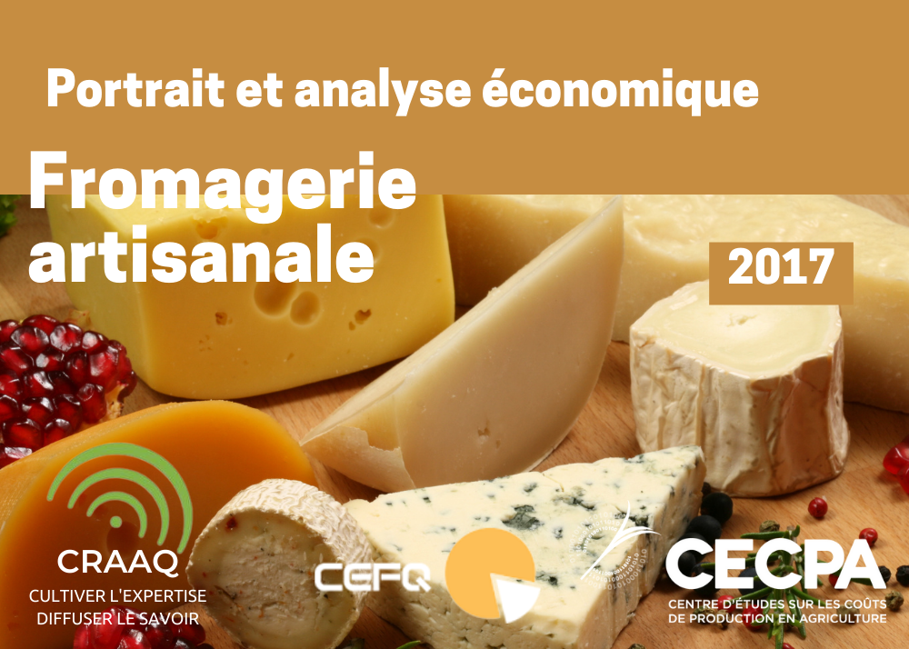 Publications collaboratives : Portrait et analyse économique - Fromageries artisanales du Québec